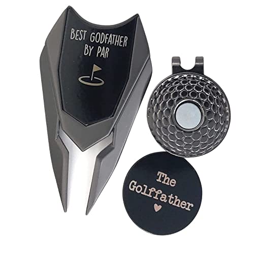 Pretty Inappropriate Godfather Gifts from Godchild, Godfather Gift, Will You be my Godparents Proposal Gift, God Parents Presents Proposal, God Father's Gift, Baptism Gifts for Godfather, Golf Accessories for Men Gift Set - Image 1