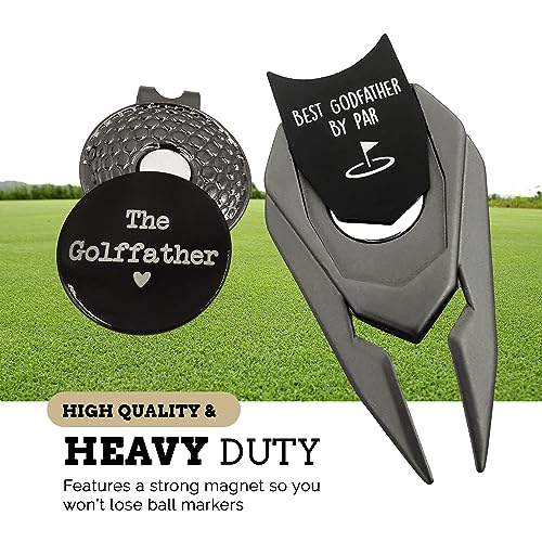 Pretty Inappropriate Godfather Gifts from Godchild, Godfather Gift, Will You be my Godparents Proposal Gift, God Parents Presents Proposal, God Father's Gift, Baptism Gifts for Godfather, Golf Accessories for Men Gift Set - Image 5