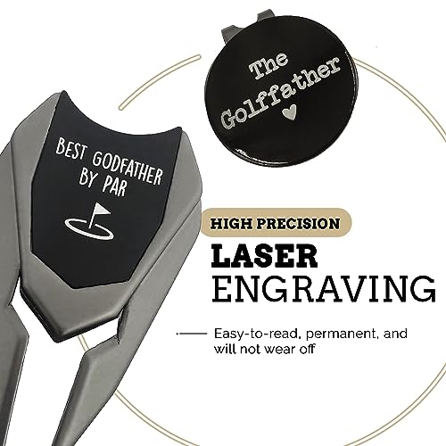 Pretty Inappropriate Godfather Gifts from Godchild, Godfather Gift, Will You be my Godparents Proposal Gift, God Parents Presents Proposal, God Father's Gift, Baptism Gifts for Godfather, Golf Accessories for Men Gift Set - Image 2