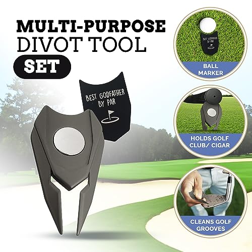 Pretty Inappropriate Godfather Gifts from Godchild, Godfather Gift, Will You be my Godparents Proposal Gift, God Parents Presents Proposal, God Father's Gift, Baptism Gifts for Godfather, Golf Accessories for Men Gift Set - Image 3
