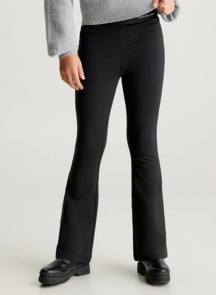 Calvin Klein Jeans Kids Logo Tape Punto Pants