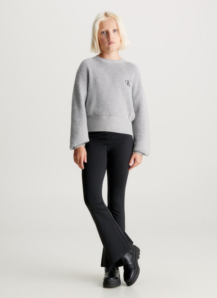 Calvin Klein Jeans Kids Logo Tape Punto Pants - Image 4