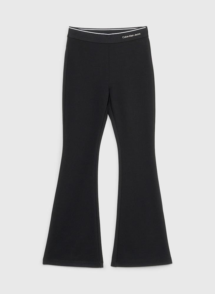 Calvin Klein Jeans Kids Logo Tape Punto Pants - Image 5