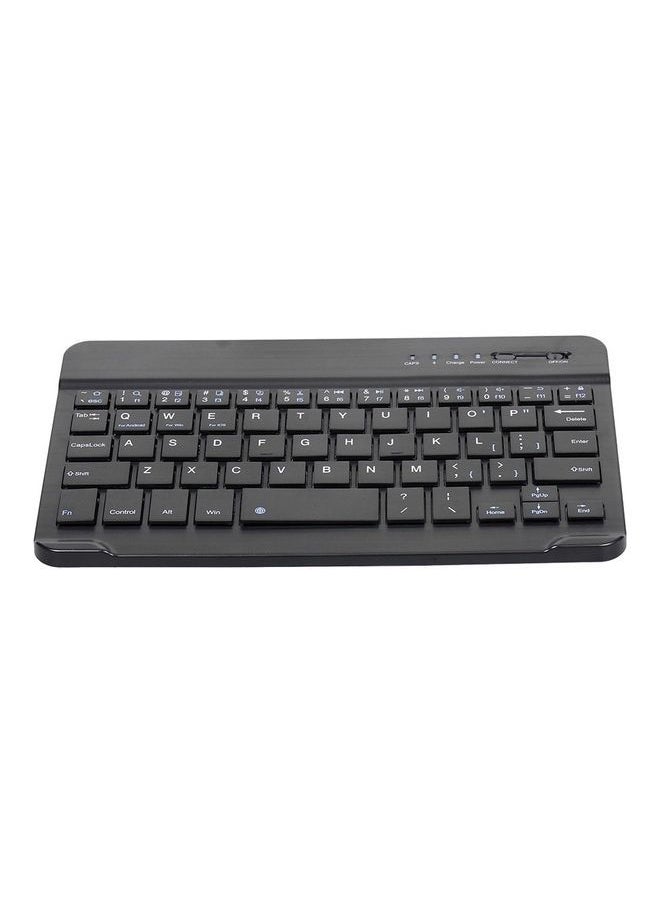 NIBEMINENT 7-inch Mini Ultra-slim Wireless Keyboard Black  - Image 2