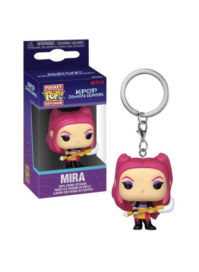 Funko Pocket Pop! KPop Demon Hunters - Mira Keychain - Image 1