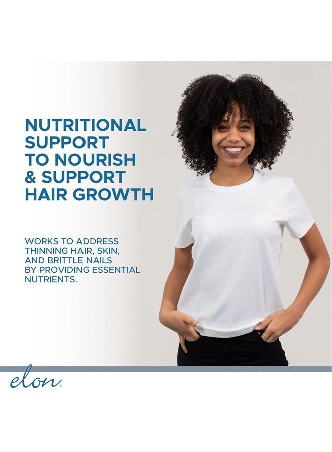 Elon جومي بيوتين (60 حبة) – 5000 ميكروغرام من فيتامينات البيوتين للشعر والبشرة والأظافر - فيتامينات بيوتين قابلة للمضغ بنكهة الكرز لتغذية وترطيب ودعم نمو الشعر – جومي للشعر لجميع أنواع الشعر - Image 3