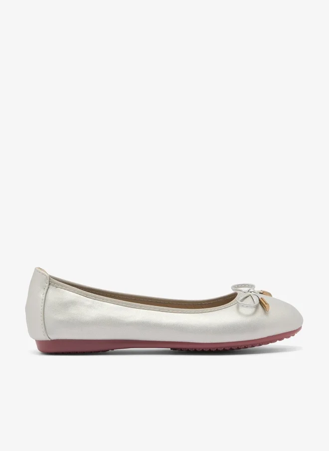 Ginger Classic Silver Ballet Flats