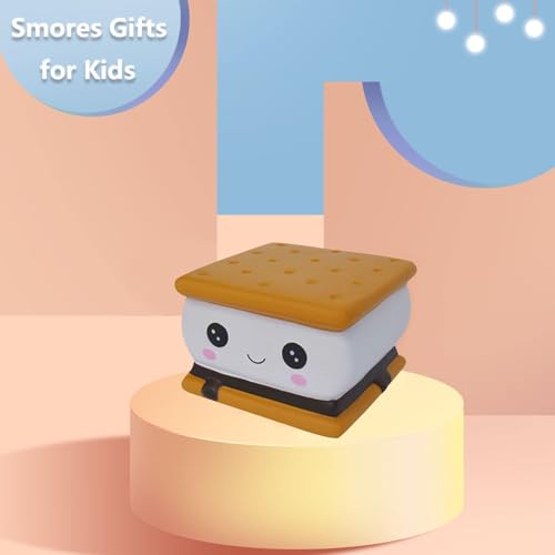 funnysquee Delightful SMore Squishies Kids Birthday Gift Adorable Sandwich Cookie StressRelief Smore Toy Smore - Image 5
