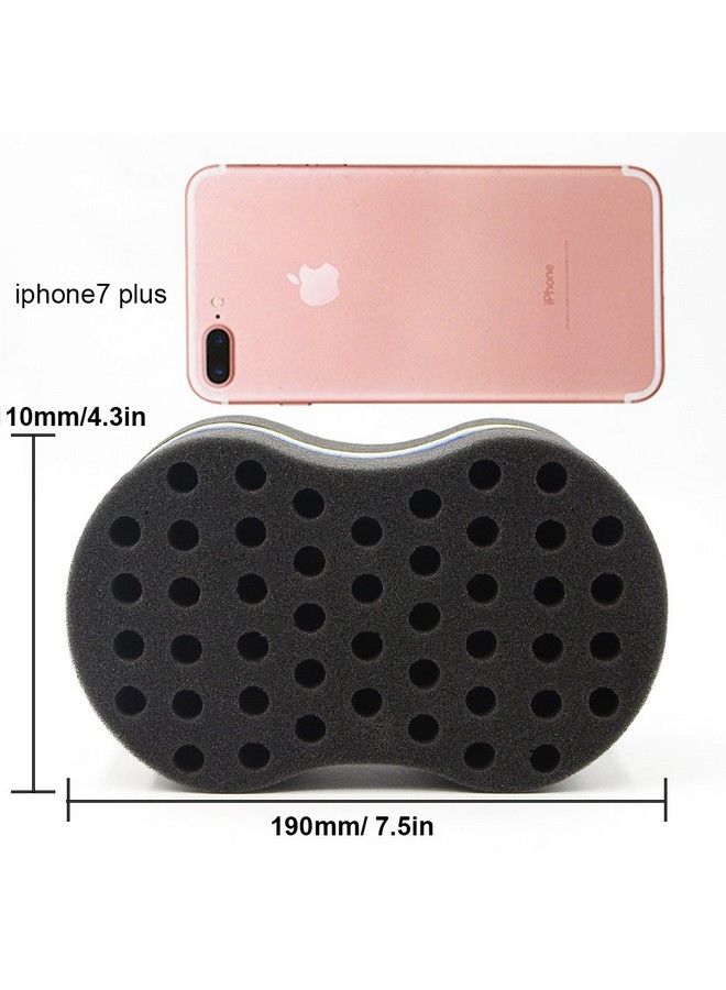 RioRand Hair Sponge Magic Twist Curl Sponge Big Small Holes Double Sided Hair Styling Tools Dreadlock Afro Coil Hair Care - Image 4