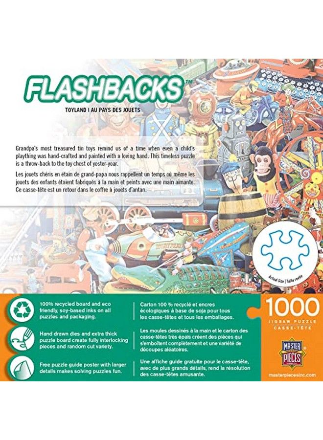 MasterPieces Flashbacks 1000 Puzzles Collection Toyland 1000 Piece Jigsaw Puzzle 19.25"X26.75" - Image 4
