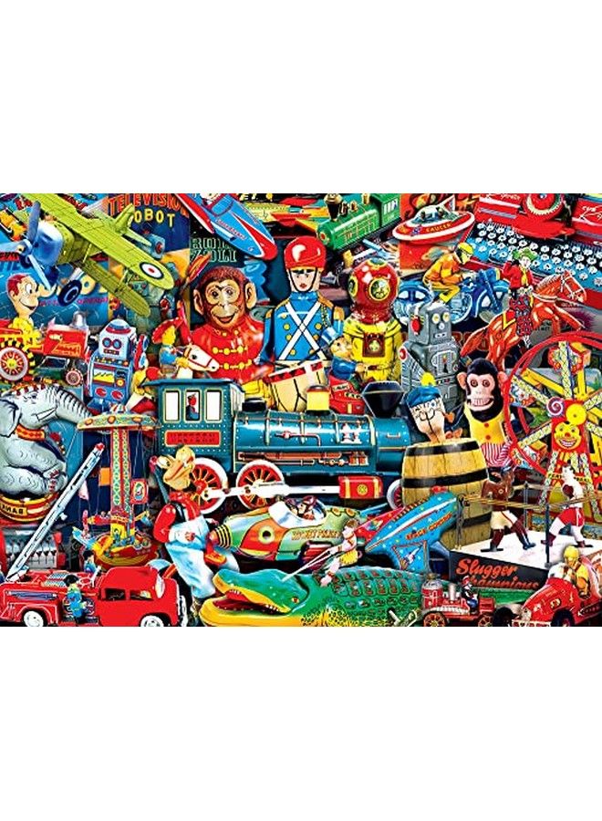 MasterPieces Flashbacks Toyland 1000 Piece Jigsaw Puzzle | 19.25" x 26.75" | Vintage Collection Puzzle for Adults & Family - Image 3