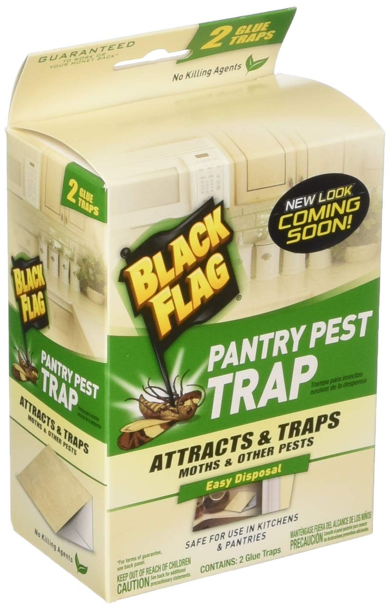 Black Flag Pantry Pest Traps - 8 Total(4 Packages with 2 Traps Each) - Image 1
