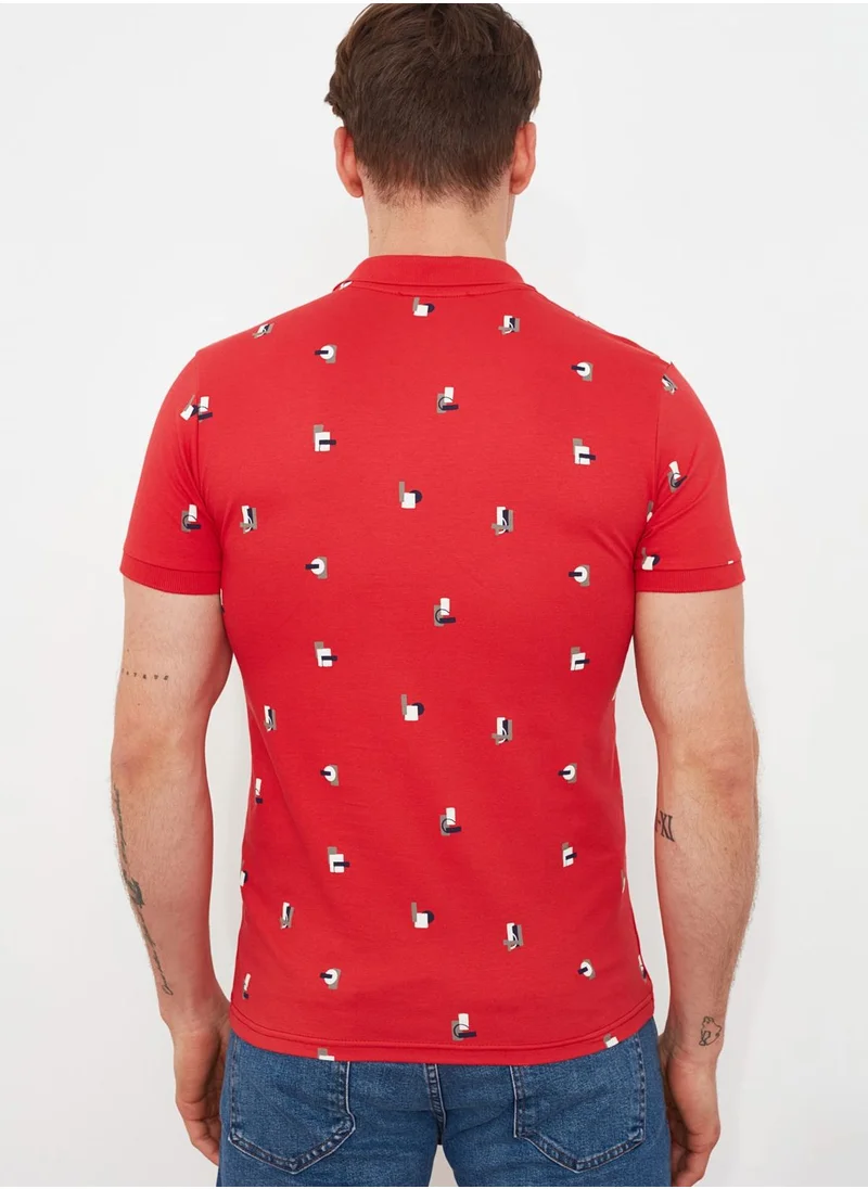 trendyol Regular Fit Printed Polo