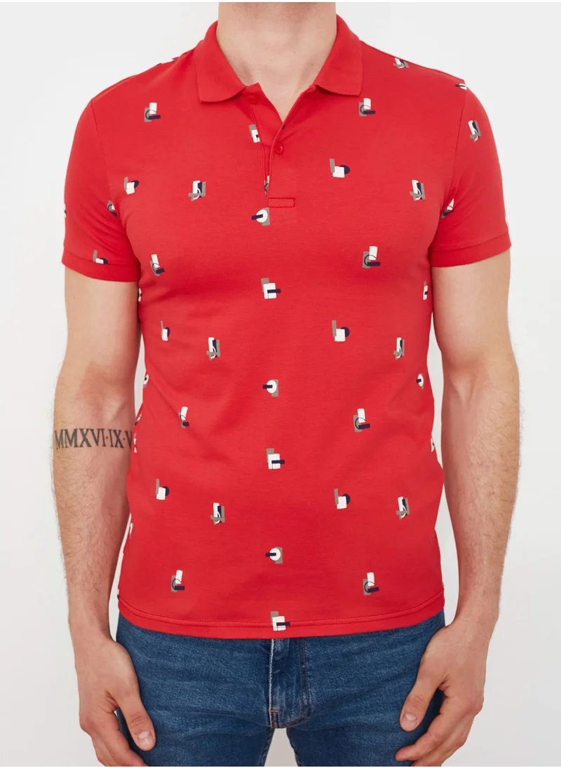 trendyol Regular Fit Printed Polo
