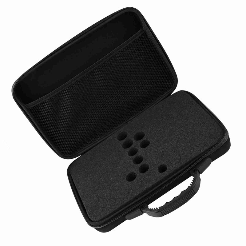 Essential Oil Carrying Case Hard Shell Case,60 Bottles Suitable For Bottles 5ml,15ml (Black) - Image 2