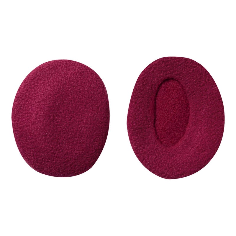 Aurya Bandless Ear Warmers/Earmuffs Winter Ear Covers Outdoor Fleece Ear Muffs for Men Women Kids(Wine Red) - Image 1