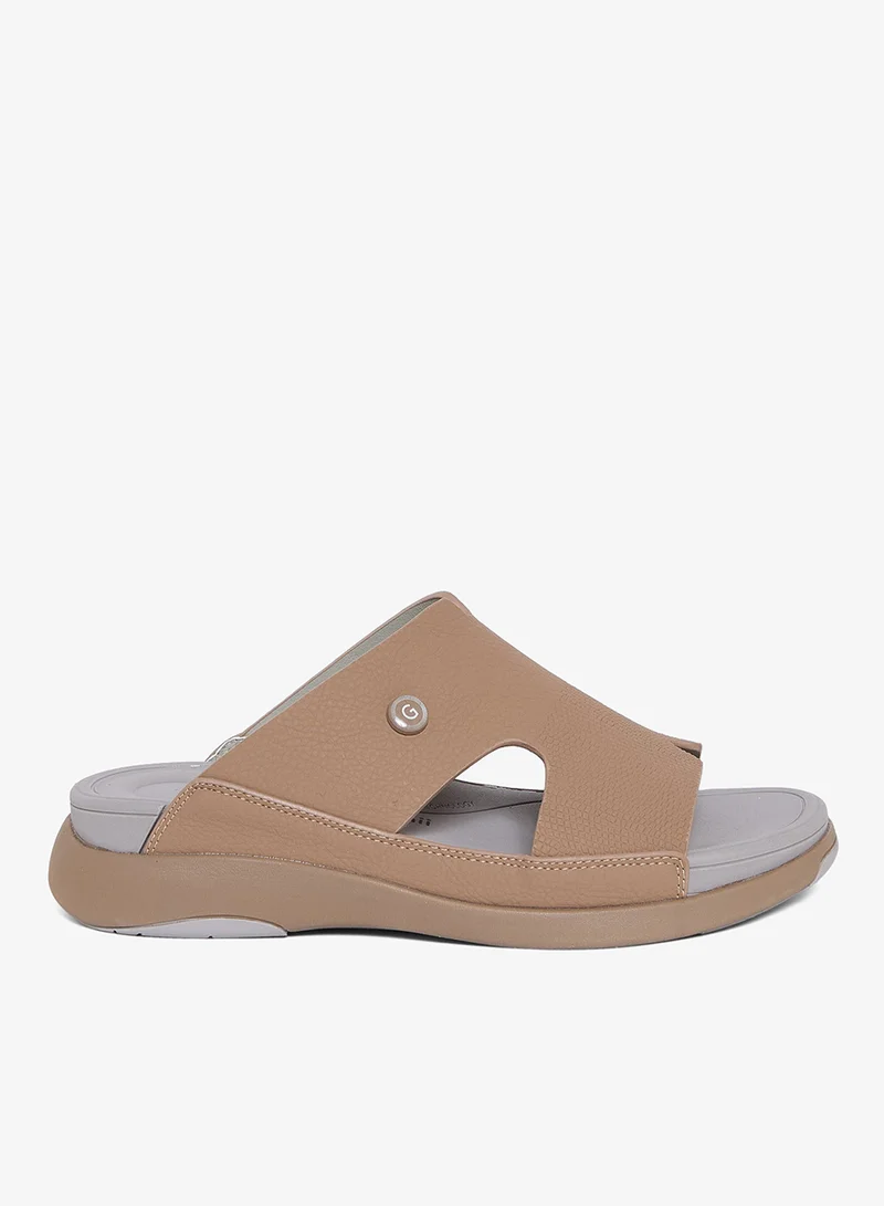 جيومني صنادل عربية مريحة للرجال – صنادل كلاسيكية مفتوحة الأصابع مع سرير مبطن للارتداء اليومي