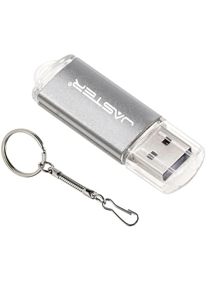 32GB White USB 2 0 Flash Drive With Key Chain Fashion Pendrive Gift 9 Colors - Image 2