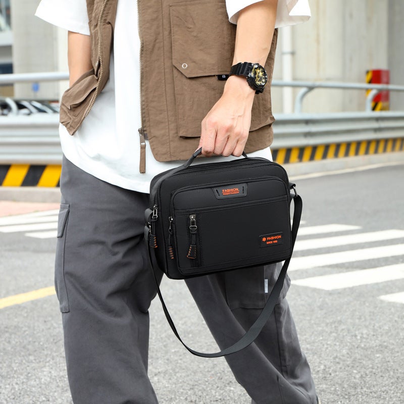 Men'S Bag Oxford Cloth Shoulder Bag Middle-Aged Men'S Bag Dad Crossbody Bag Business Casual Men'S Bag Horizontal Backpack - Image 3