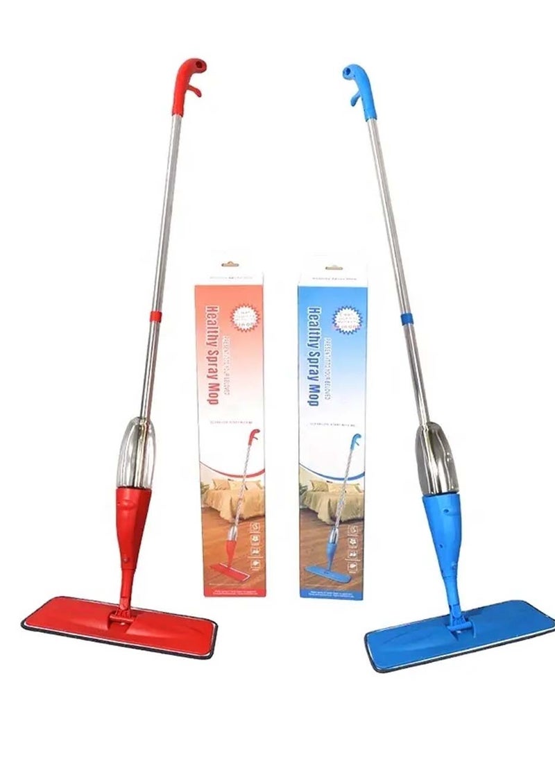 MARK STORE Free Hand Flat Floor Mist Mop Household Washing, Bathroom Tool Scrape Cleaning, Automatic Spray Water Floor Mop, Assorted Color  - Image 1