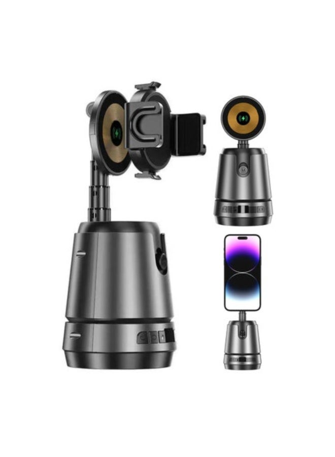 Dreamzon Automatic Face Tracking Phone Holder, Magnetic Horizontal Stabilizer, 360 Rotation Selfie Stick, Ai Face Tracking Gimbal Tiktok Shooting Remote Control Phone Holder - Image 1