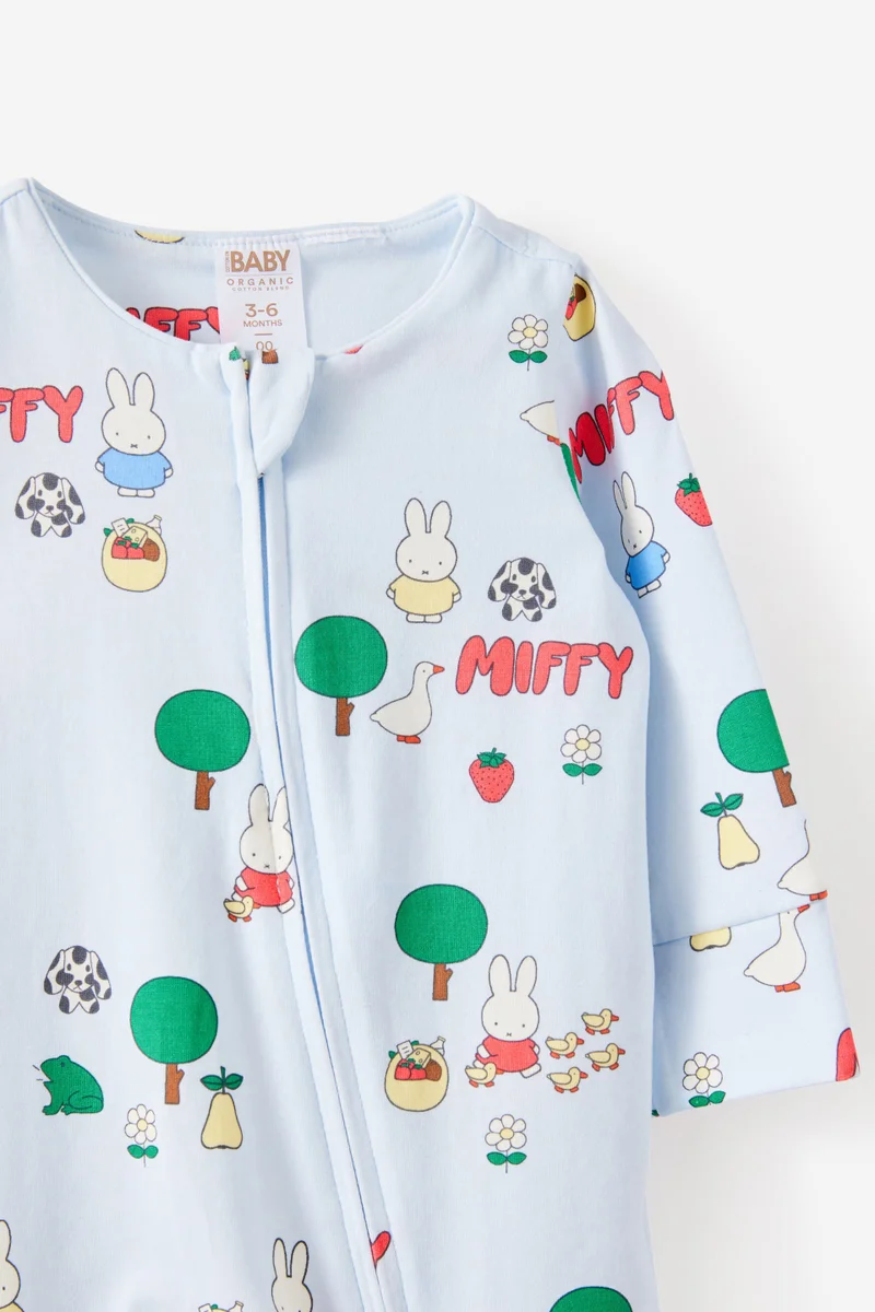 كوتون اون Miffy Long Sleeve Zip Romper