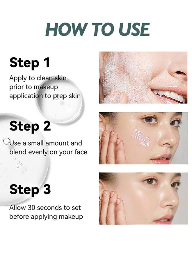 SAM SUGAR Primer 15ml Makeup Primer Invisible Pore Fine Lines Isolation Moisturizing, Coverage Fine Line Reduction Long-Lasting Invisible Formula Before Foundation, Professional Make-up Smooth & Blur - Image 3