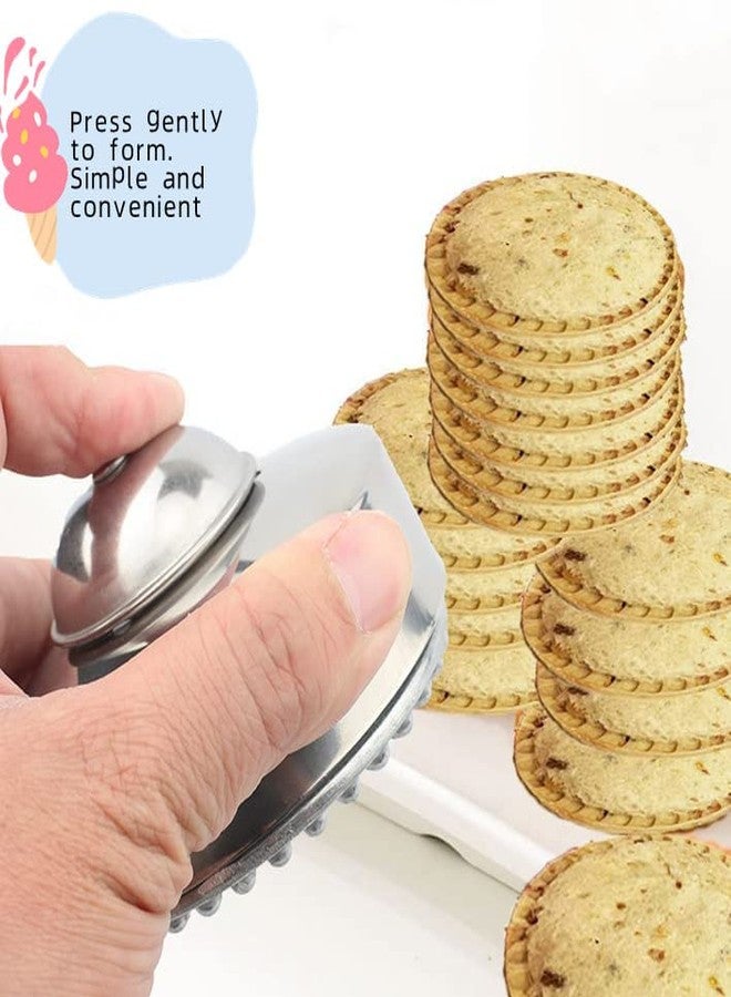 Aoyluvio Food-Grade 304 Stainless Steel Sandwich Sealer and Cutter - Uncrustable Sandwich Maker/PBJ Cutter - Image 4
