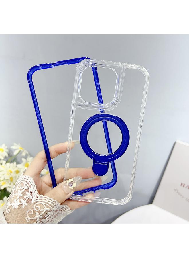 S-TOP Case For iPhone 16 Translucent 3 in 1 Holder MagSafe Phone Case - Image 2