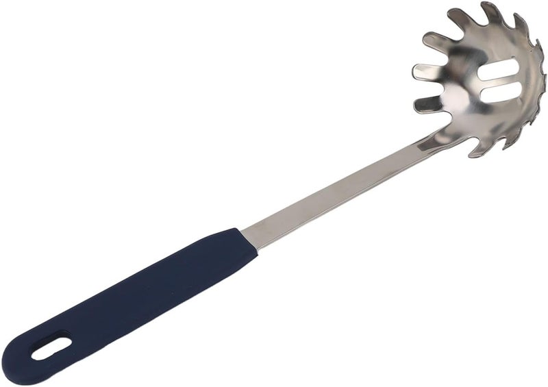 Cuisine Spaghetti Rake, Stainless Steel Pasta Fork, Multi Functional Anti Stick Noodle Server with Hanging Hole for Kitchen Cooking and Serving - Image 1