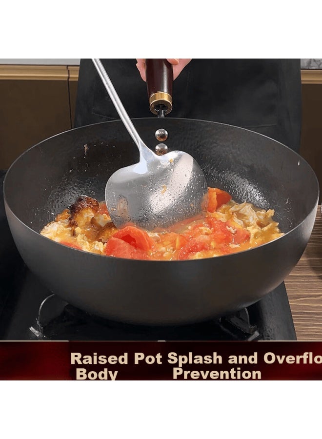 Ssn Small Cast Iron Pan Uncoated Deep Frying Pan For 2-3 People 26cm Induction Gas Stove Cooking Pan - Image 5