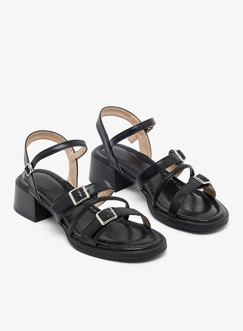 جينجر صنادل بكعب إسفيني - Image 4