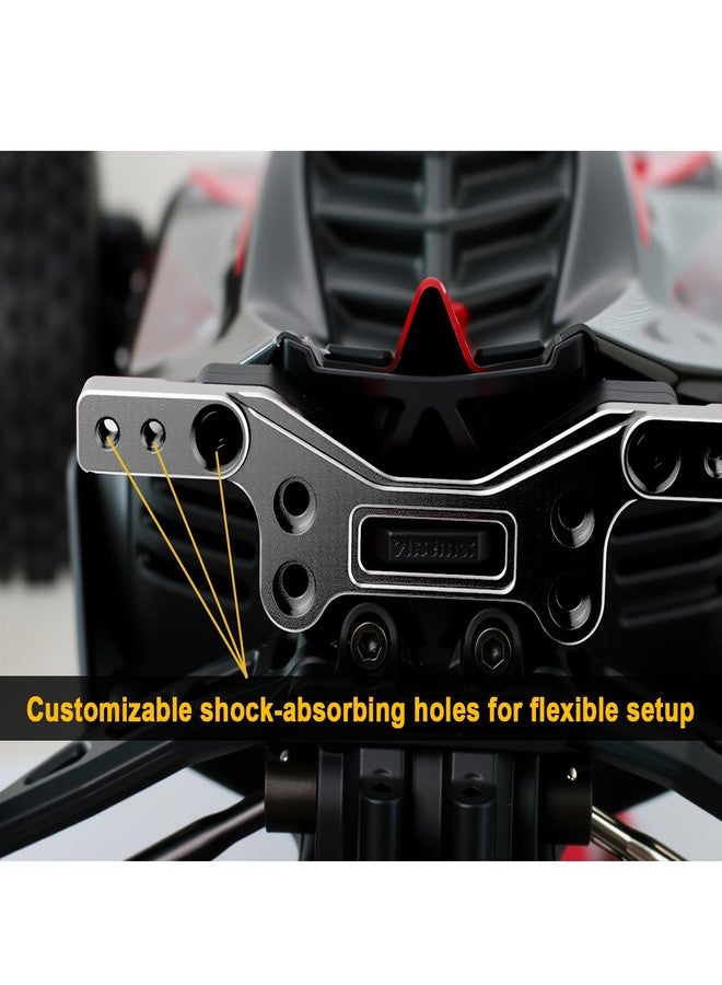POLANTA Aluminum Alloy Rear Damper Plate for Arrma 1/14 Typhon Grom Upgrade Parts (Black) - Image 4