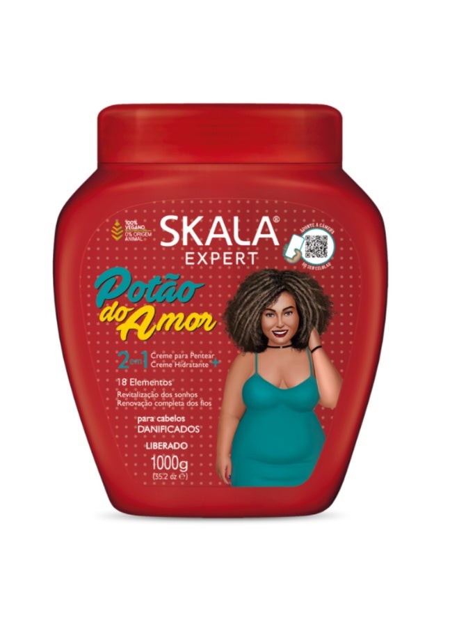 SKALA Love Boot Repair & Nourish Hair Cream is specially formulated for severely damaged hair over extended periods. It contains 18 essential ingredients.