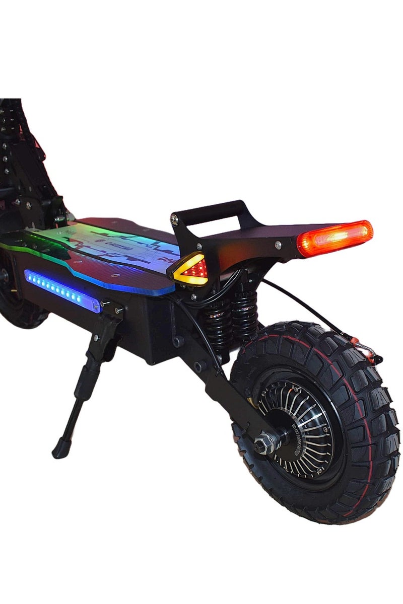 CHENXN D06 Pro Electric Scooter 2000W – Off-Road Tyres, Dual Suspension, Dual Disc Brakes, LED Lights, 70km/h Top Speed | Powerful Adult E-Scooter for Dubai | Foldable & Heavy-Duty  - Image 5