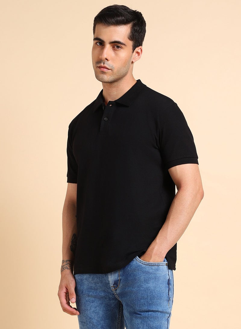 Dennis Lingo Black T-Shirt for Men, Relaxed Fit - Image 5