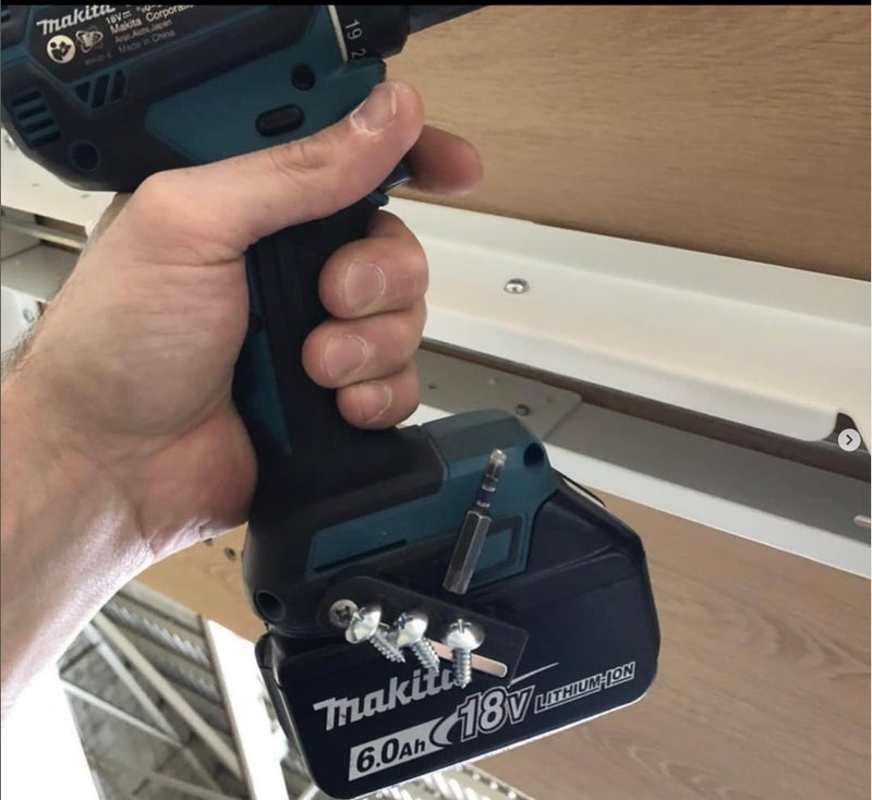 StealthMounts Magnetic Bit Holder for Makita (2 Pack) - Blue | Made in UK - Image 4