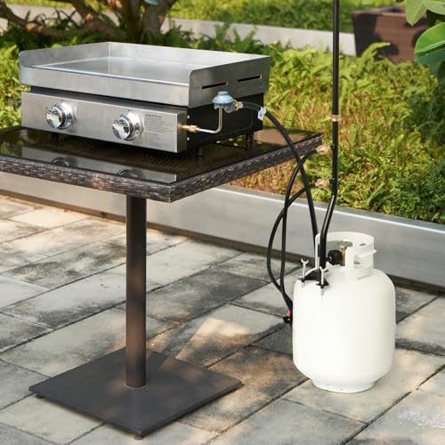 SHINESTAR 12 Feet Propane Hose Extension for Propane Tree, Compatible with Mr. Heater Buddy Heater, Coleman Camping Stove and Other 1LB Propane Appliances - Image 4
