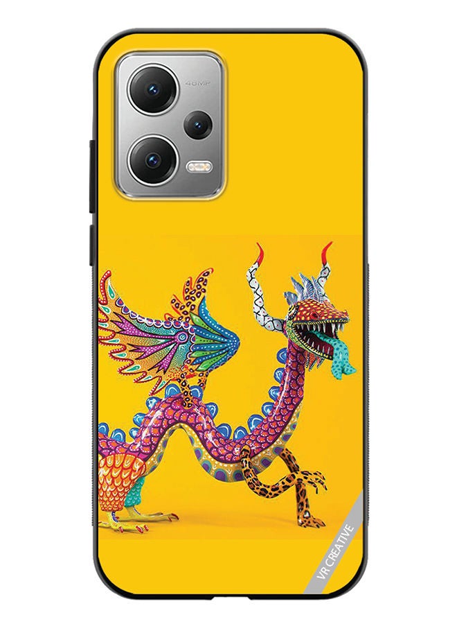 VR CREATIVE Protective Case Cover For Xiaomi Redmi Note 12 Dragon Design Multicolour - Image 1