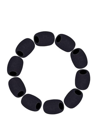 Lapel Microphone Windscreen, for Variety of Headset Microphone, Tough Sponge Material, Microphone Noise Reduction, Black, 10 Pack - pzsku/Z25A88980492190EB03F3Z/45/_/1721132115/5a3c543a-d8fc-4b0a-ad35-2089e81e663e
