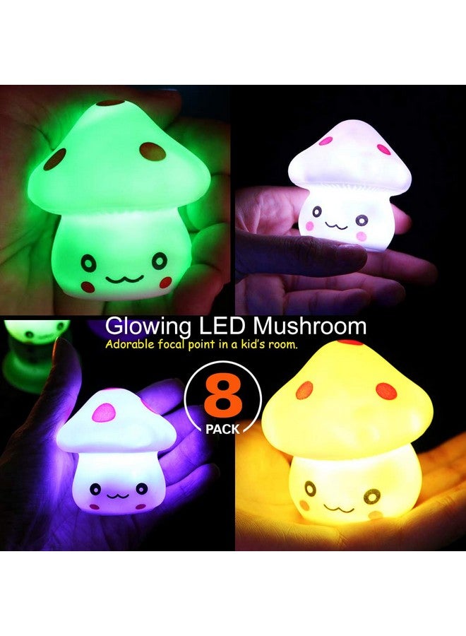 TornadoZ Led Light Up Color Changing Mushroom Toy | Trendy Design Multi-Color Flashing Led Light Cute N Fun Little Creative Kids Toy | Excellent Decoration Collection Collectible - Image 2