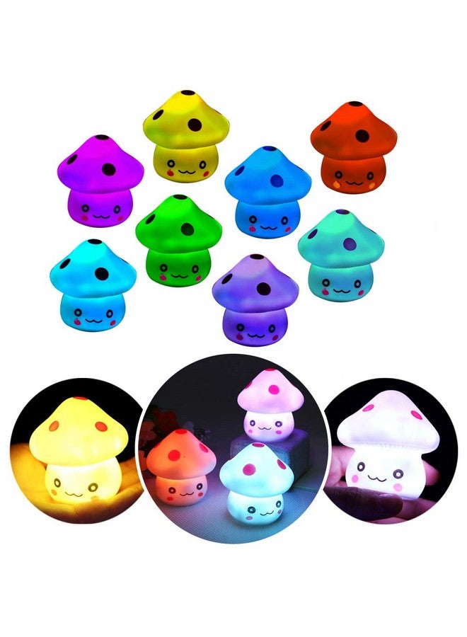 TornadoZ Led Light Up Color Changing Mushroom Toy | Trendy Design Multi-Color Flashing Led Light Cute N Fun Little Creative Kids Toy | Excellent Decoration Collection Collectible - Image 1