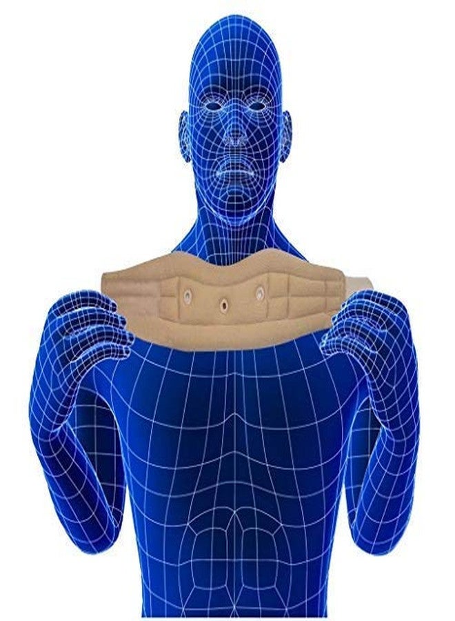 GRAZIA Adjustable Cervical Collar for Neck Pain Relief & Support - Soft Foam Neck Brace for Posture Correction, Whiplash, Herniated Disc, and Spinal Injuries - Breathable & Comfortable Design, Unisex - Image 3