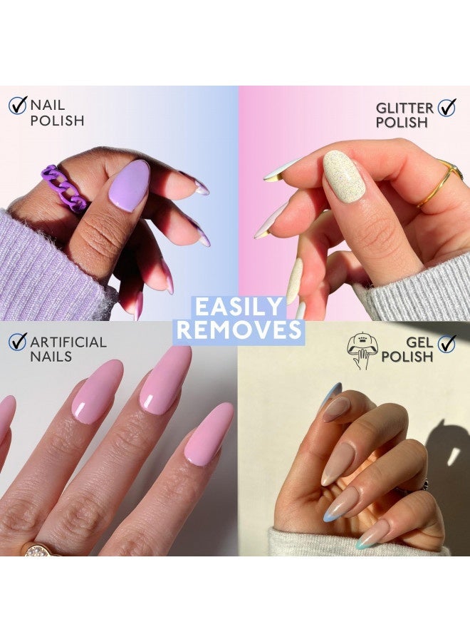ETERNAL Eternal Acetone Nail Polish Remover - 100 Percent Pure Acetone With Quick Effect And Ultra-Powerful Formula For Removal Of Natural, Glue, Gel, Acrylic, Shellac And Artificial Fingernail - 16 Fl Oz  - Image 1