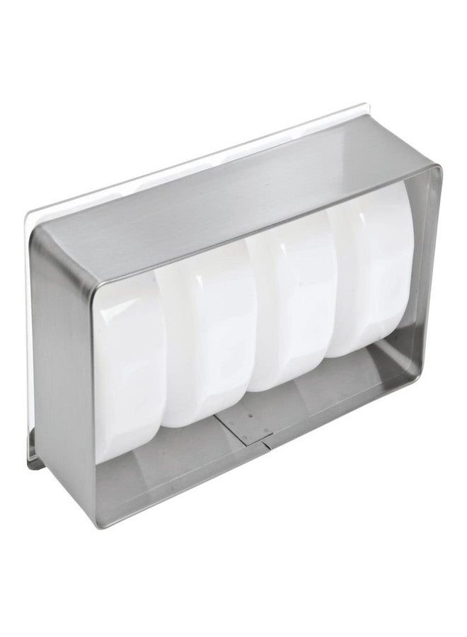 HUBERT Bar Garnish Condiment Center with 4 4-Pint Stainless Steel and Acrylic Inserts - Image 4