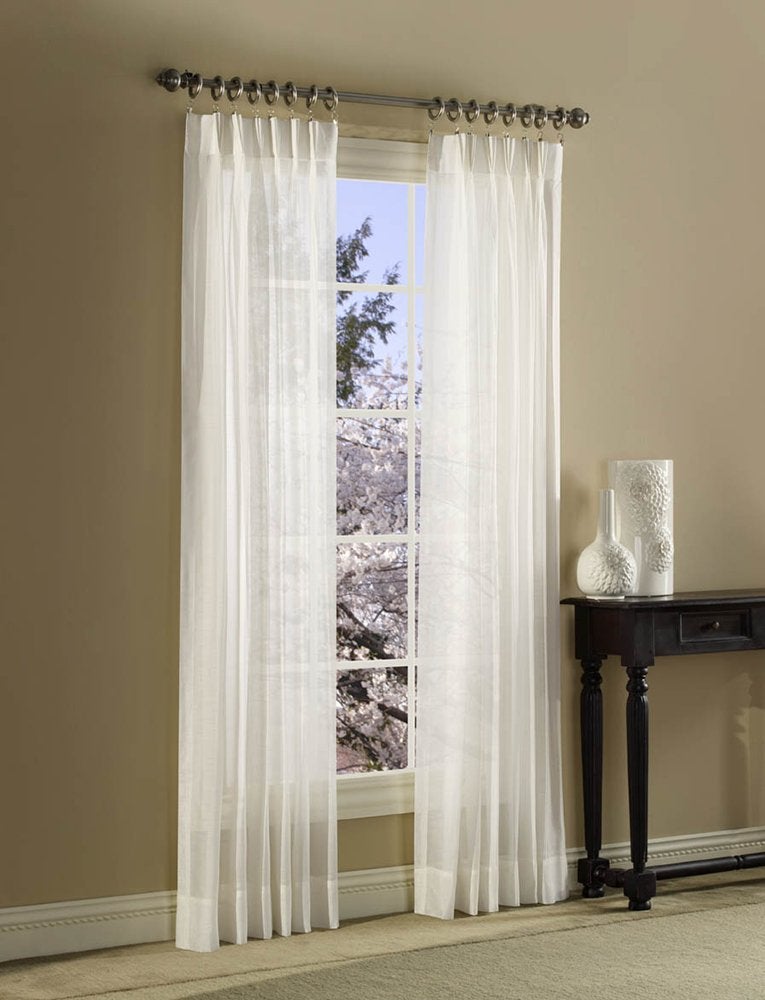 Stylemaster Splendor Pinch Pleated Drapes Pair, 2 of 36" by 84", Beige
