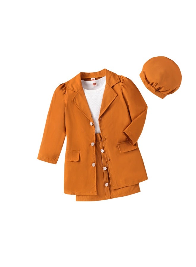 Shougu Girls' Fashionable Small Suit Set  - Image 1