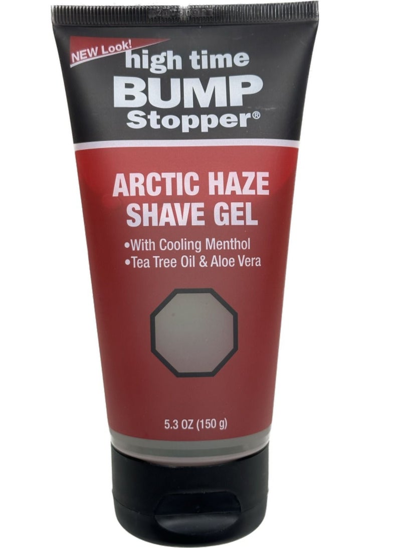 High Time BUMP STOPPER ARCTIC HAZE SHAVING GEL WITH ALOE VERA,TEA TREE OIL 150g - Image 1