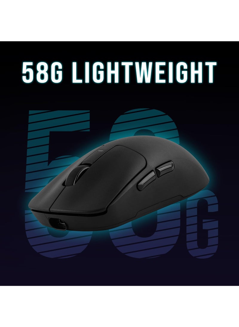 AULA - SC680 Wireless Mouse, Ergonomic Gaming Mouse, with Adjustable 26000 DPI, PAW3395 Sensor, BK3633 Chipset, BT 5.0/2.4GHz/Wired Connections, 500mAh Battery for Win/Mac/PC/Laptop - Image 1