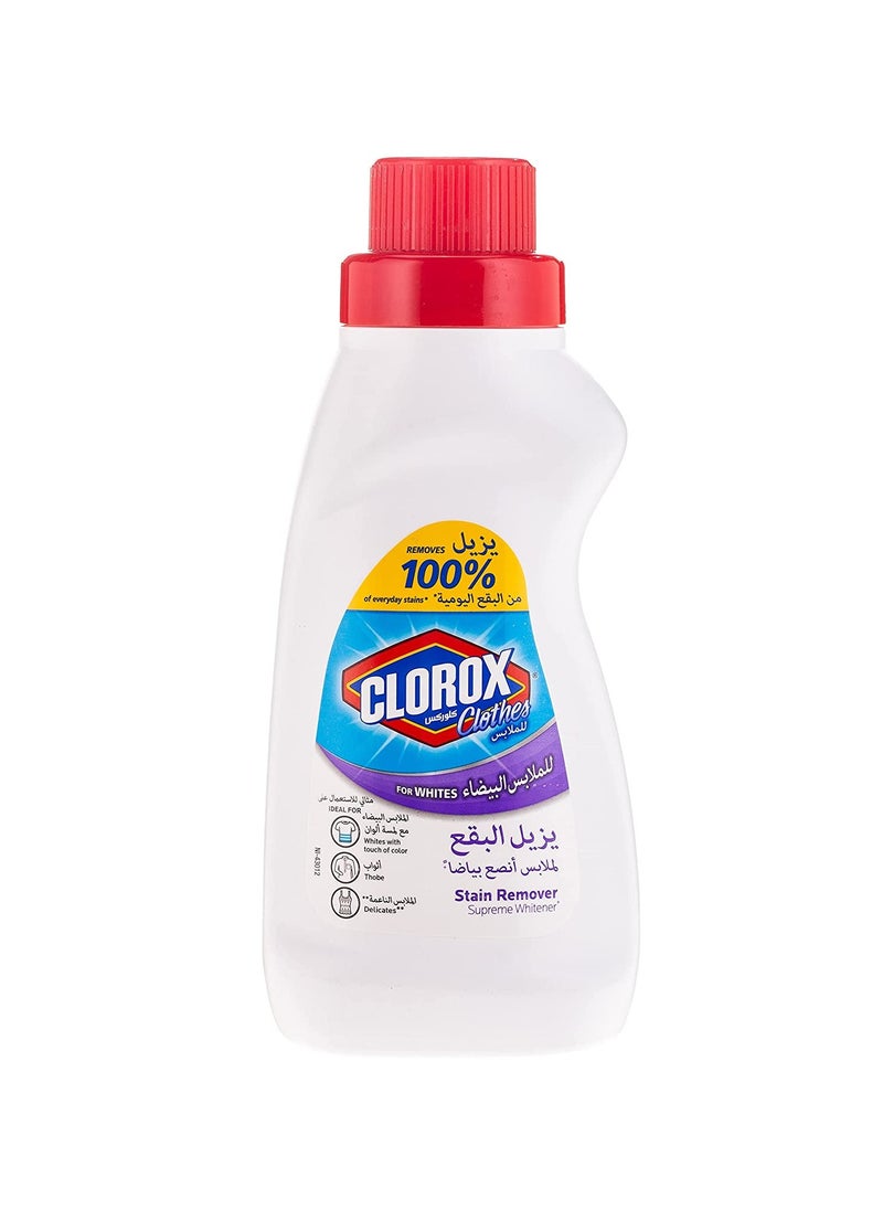 Clorox For Whites Liquid Stain Remover And Supreme Whitener 500ml  - Image 1